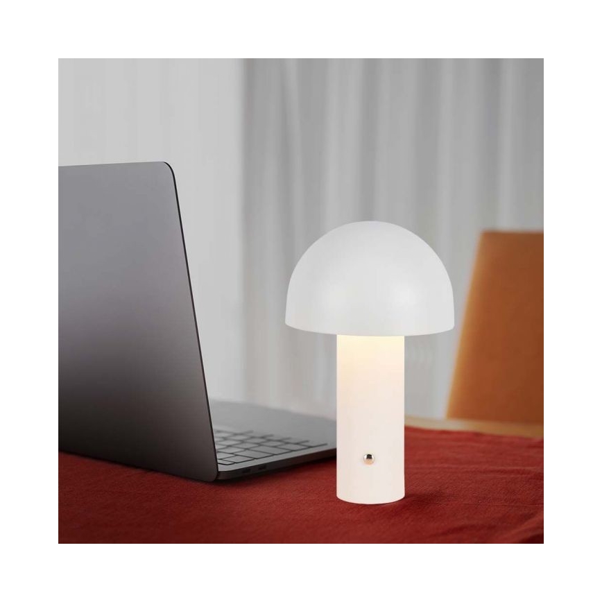 LED Сенсорна настільна акумуляторна лампа з регулюванням яскравості LED/1W/5V 3000-6000K 1800 mAh білий