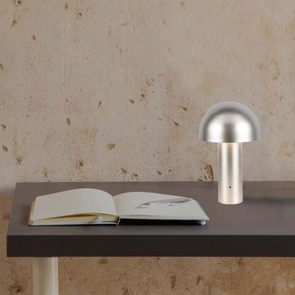 LED Сенсорна настільна акумуляторна лампа з регулюванням яскравості LED/1W/5V 3000-6000K 1800 mAh золотий