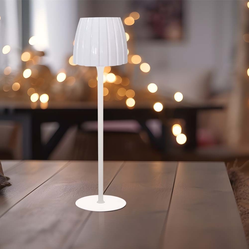 LED Настільна сенсорна акумуляторна лампа з регулюванням яскравості LED/2,7W/5V 3000/4000/6000K 1800 mAh білий
