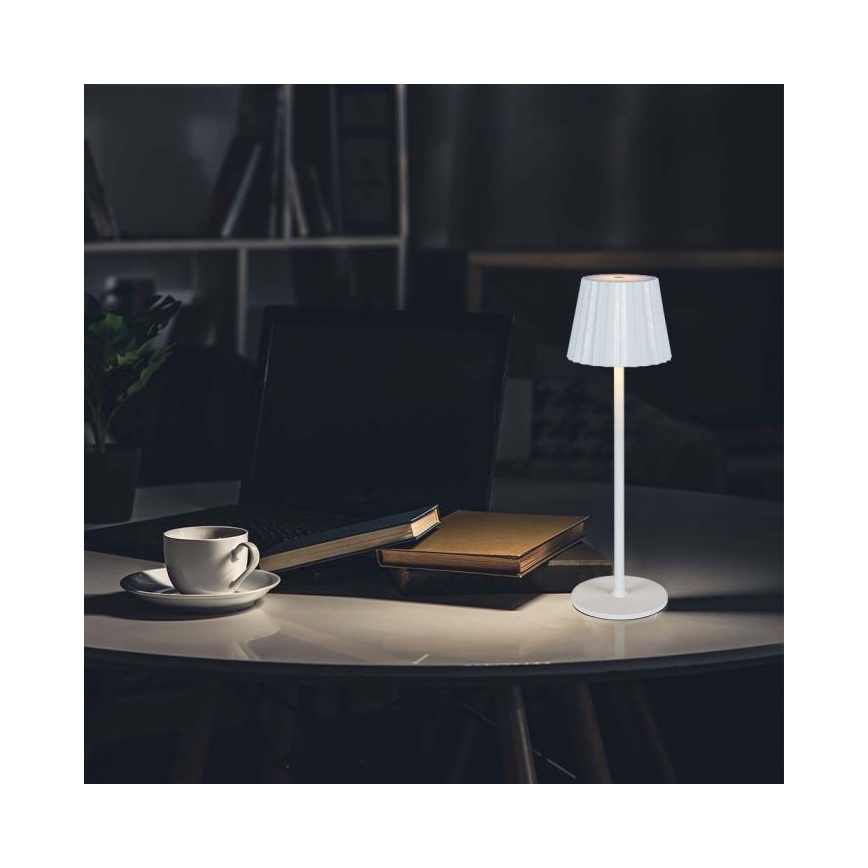 LED Сенсорна настільна акумуляторна лампа з регулюванням яскравості LED/4W/5V 3000-6000K 1800 mAh білий