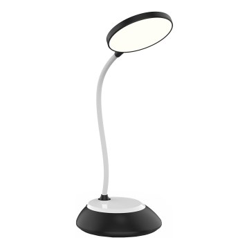 LED Настільна акумуляторна лампа з регулюванням яскравості VISUA LED/5W/5V 3000-5000K 1200 mAh чорний