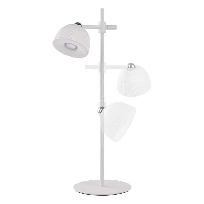 LED Настільна акумуляторна магнітна лампа з регулюванням яскравості 4в1 LED/4,2W/3,7V 4000K 1200mAh білий