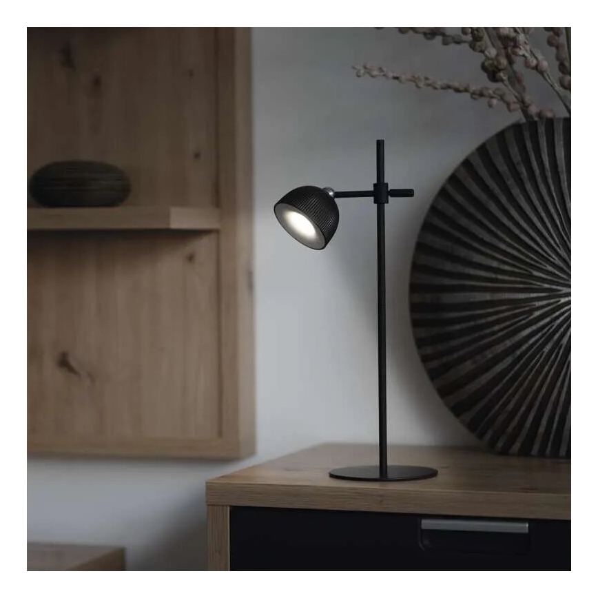 LED Настільна акумуляторна магнітна лампа з регулюванням яскравості 4в1 LED/4,2W/3,7V 4000K 1200mAh чорний