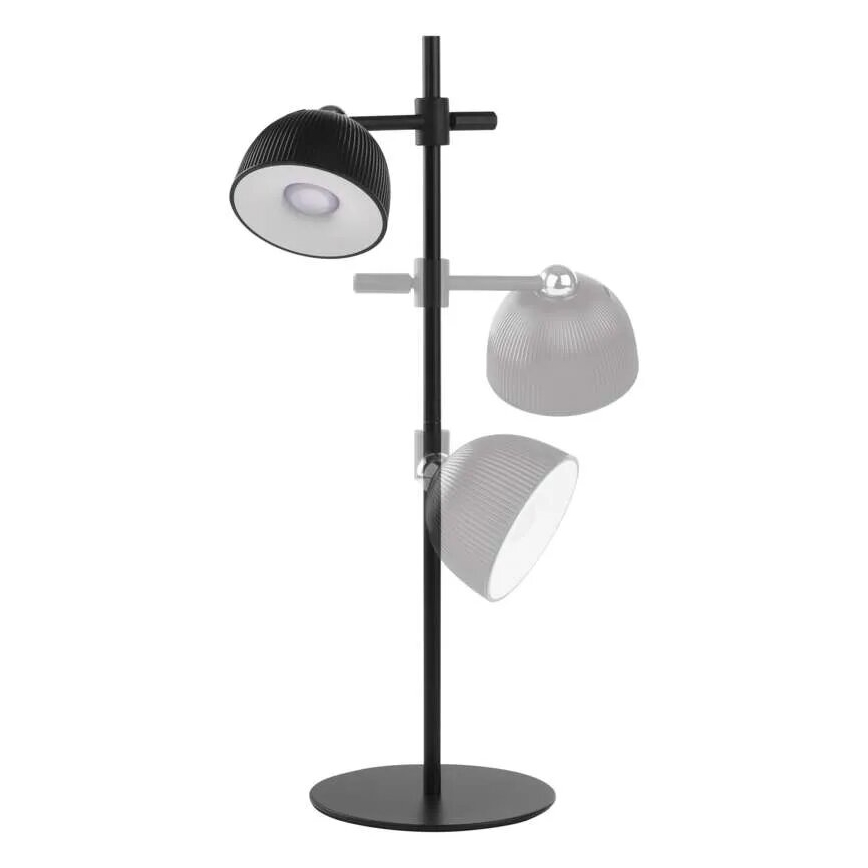 LED Настільна акумуляторна магнітна лампа з регулюванням яскравості 4в1 LED/4,2W/3,7V 4000K 1200mAh чорний