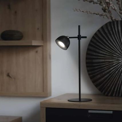 LED Настільна акумуляторна магнітна лампа з регулюванням яскравості 4в1 LED/4,2W/3,7V 4000K 1200mAh чорний