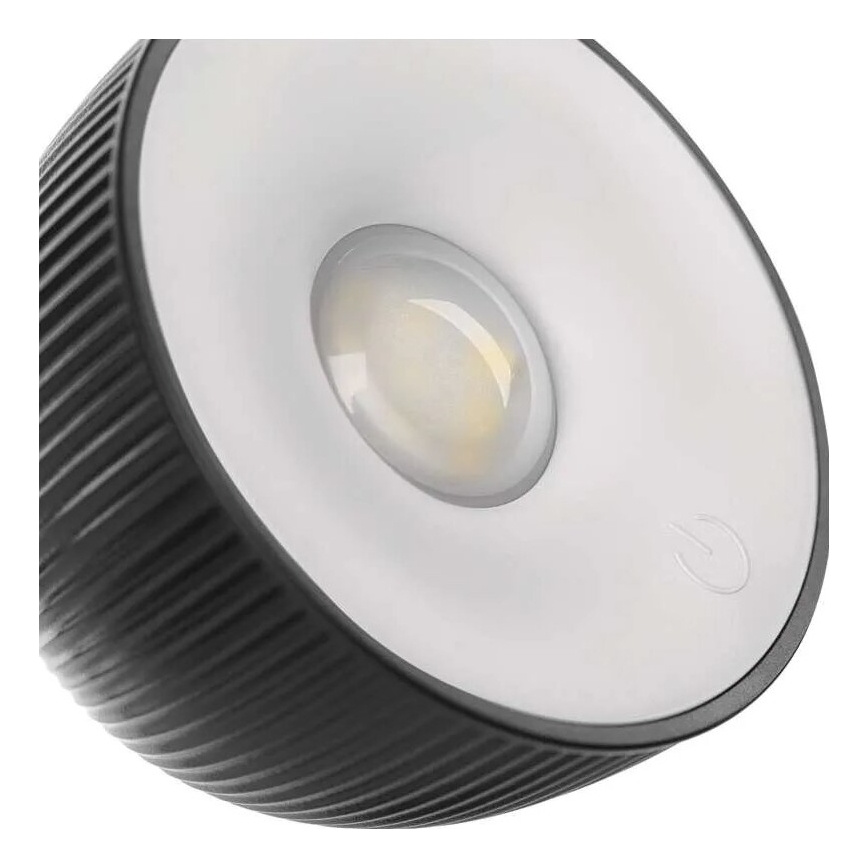LED Настільна акумуляторна магнітна лампа з регулюванням яскравості 4в1 LED/4,2W/3,7V 4000K 1200mAh чорний