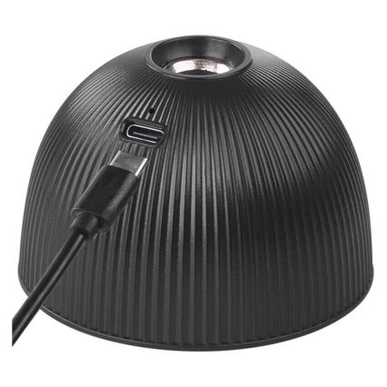 LED Настільна акумуляторна магнітна лампа з регулюванням яскравості 4в1 LED/4,2W/3,7V 4000K 1200mAh чорний