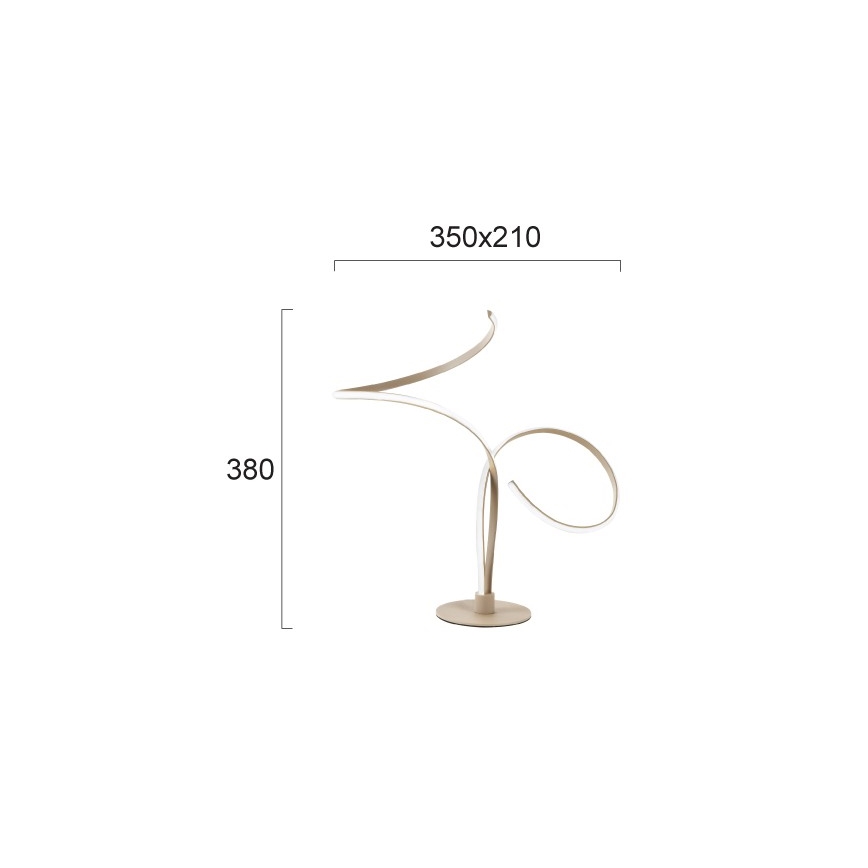 LED настільна лампа IVANA LED/5W/230V бежева