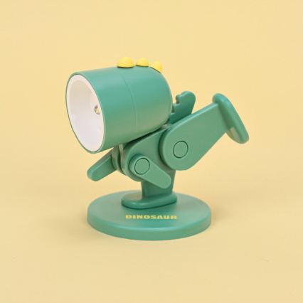 LED настільна лампа LED/0,06W/3xLR41 dinosaurus зелена