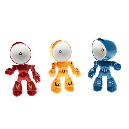 LED Nastільна лампа LED/0,06W/3xLR41 robot червона