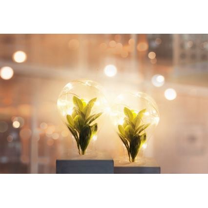 LED Настільна лампа LIV LED/2xAAA сірий