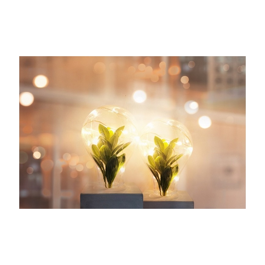 LED Настільна лампа LIV LED/2xAAA сірий
