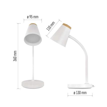 LED настільна лампа TARA LED/4,5W/230V 4000K біла