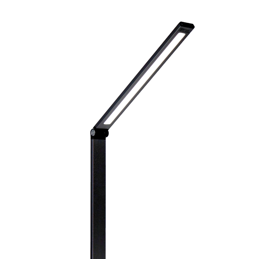 LED Настільна лампа з бездротовим зарядним пристроєм LED/10W/230V 3000/4000/4500/5000/6000K чорний