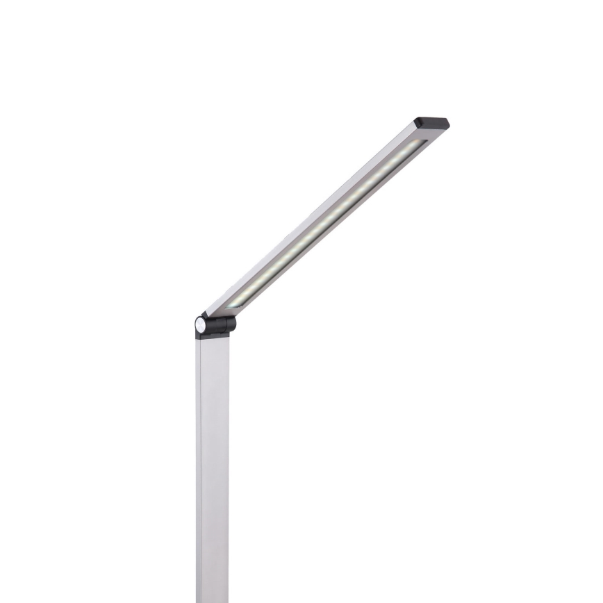 LED Настільна лампа з бездротовим зарядним пристроєм LED/10W/230V 3000/4000/4500/5000/6000K матовий хром