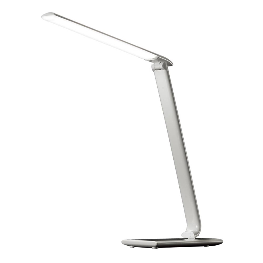 LED Настільна лампа з регульованою яскравістю з USB-роз'ємом LED/12W/230V білий