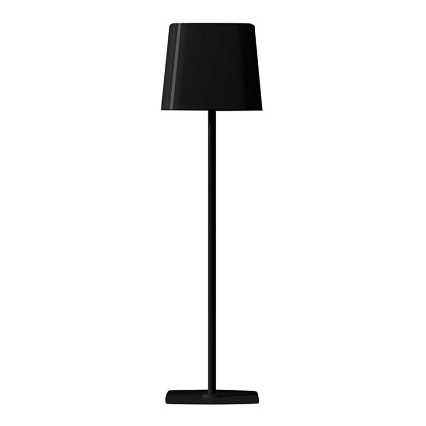 LED Настільна магнітна акумуляторна сенсорна лампа на сонячній батареї з регулюванням яскравості LED/5W/5V 3000-6000K 3600 mAh IP65 чорний