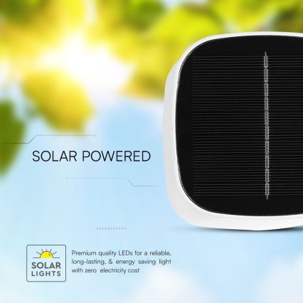 LED Настільна магнітна акумуляторна сенсорна лампа на сонячній батареї з регулюванням яскравості LED/5W/5V 3000-6000K 3600 mAh IP65 білий