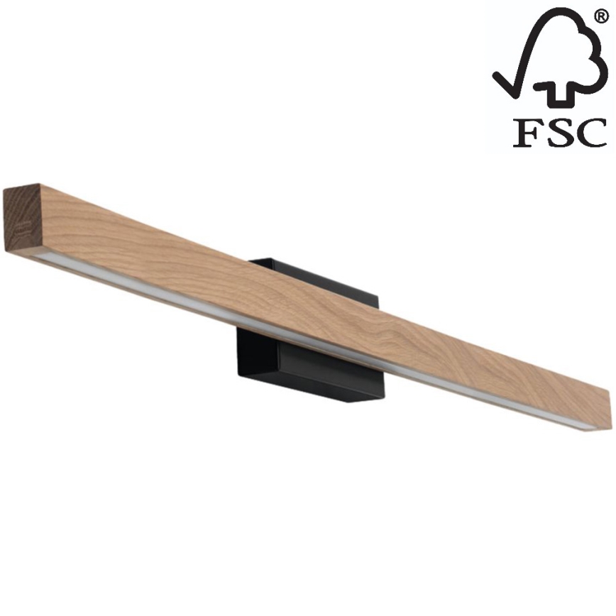 LED Настінний світильник для ванної кімнати AQUAVIVA LED/12W/230V 80 см IP44 дуб – FSC сертифіковано