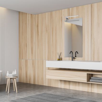 LED настінний світильник для ванної кімнати SHINE LED/11W/230V 45 см IP44 блискучий хром