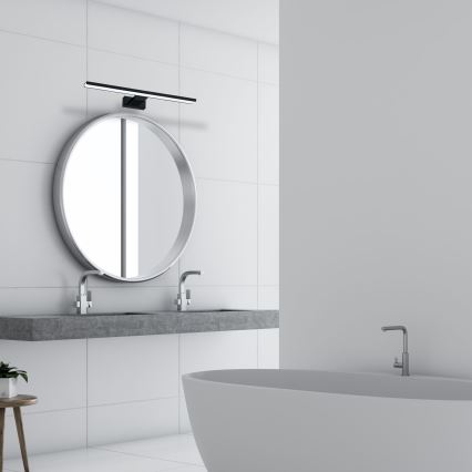 LED настінний світильник для ванної кімнати SHINE LED/13,8W/230V 60 cm IP44 чорний