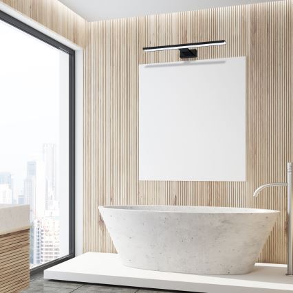 LED настінний світильник для ванної кімнати SHINE LED/13,8W/230V 60 cm IP44 чорний