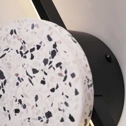 LED настінний світильник FLORENTYNA LED/24W/230V 4000K чорний/білий