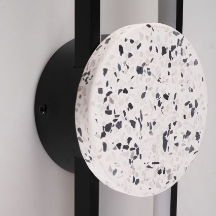 LED настінний світильник FLORENTYNA LED/24W/230V 4000K чорний/білий