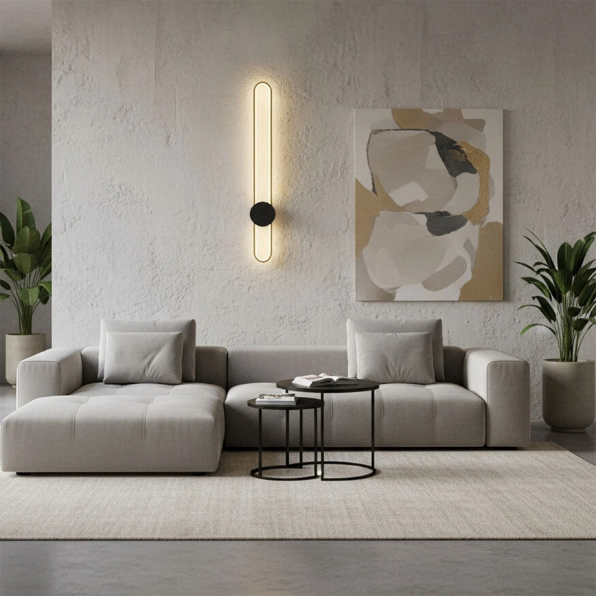 LED настінний світильник FLORENTYNA LED/24W/230V 4000K золотий/чорний