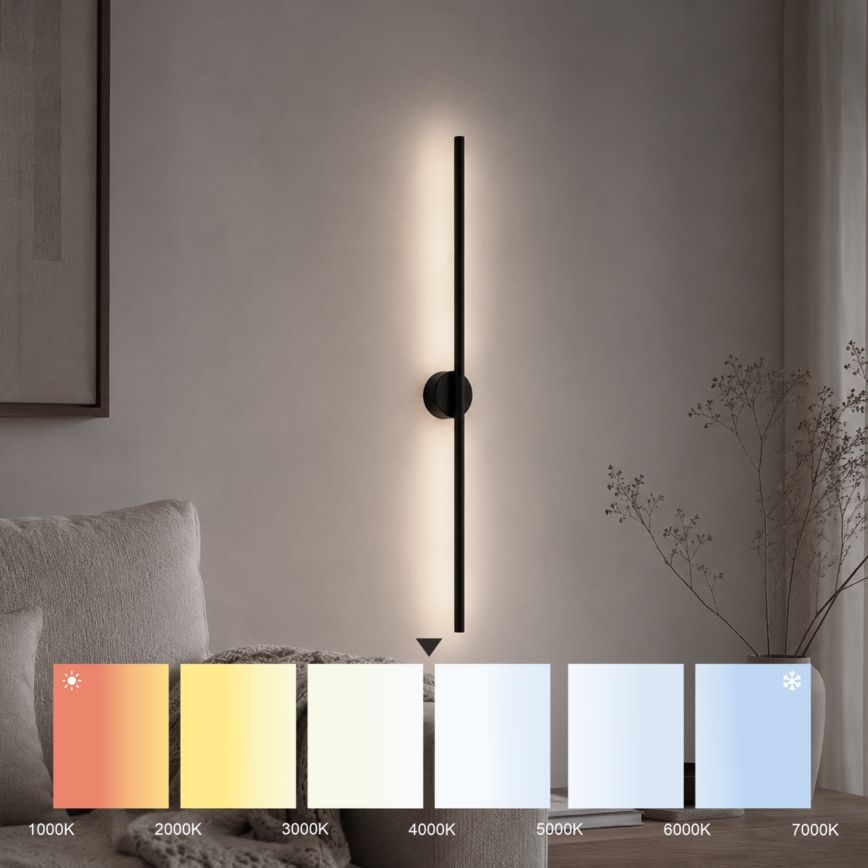 LED настінний світильник LANA LED/7W/230V 4000K чорний
