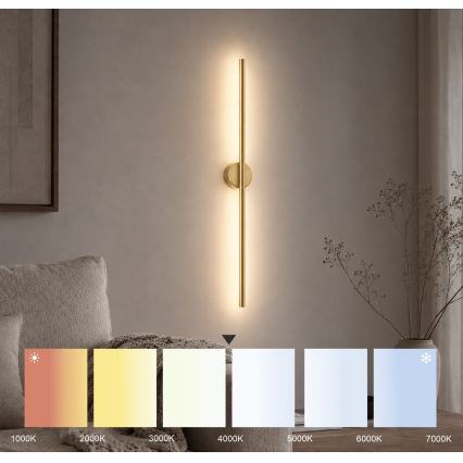 LED настінний світильник LANA LED/7W/230V 4000K золотий