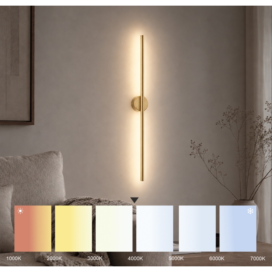 LED настінний світильник LANA LED/7W/230V 4000K золотий