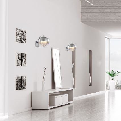 LED Настінний світильник LUNA 1xE14/40W/230V