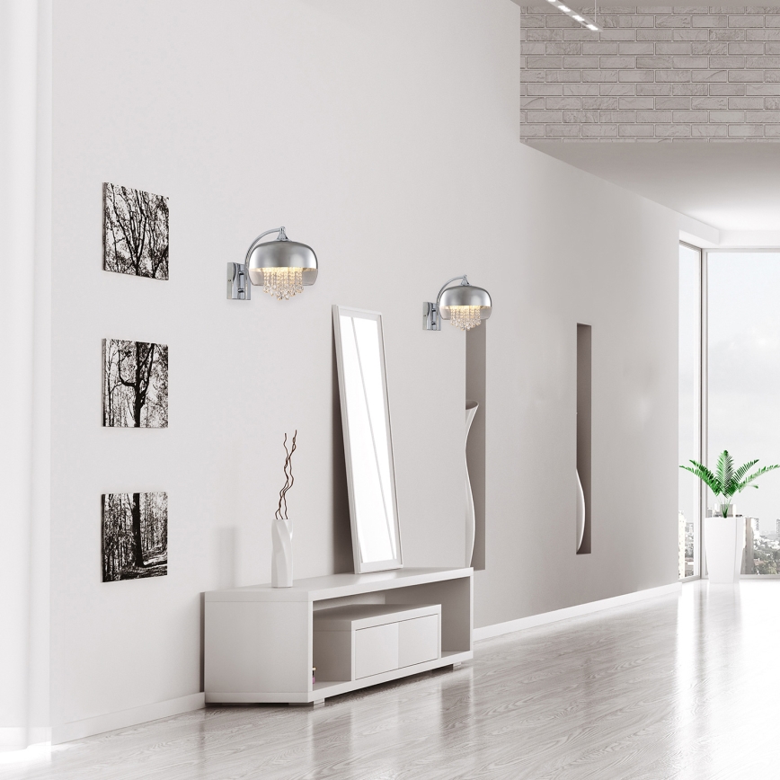LED Настінний світильник LUNA 1xE14/40W/230V