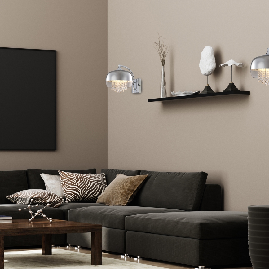 LED Настінний світильник LUNA 1xE14/40W/230V
