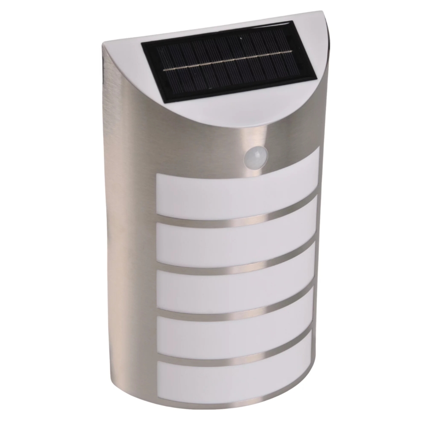 LED Настінний світильник на сонячній батареї з датчиком SAFFO LED/3,7V IP44