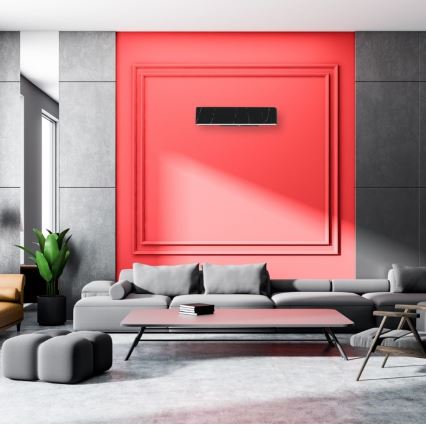 LED Настінний світильник PIERCE LED/12W/230V 30 см чорний