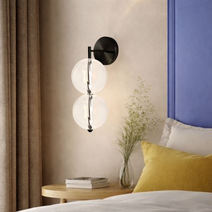 LED настінний світильник PLAYA LED/10W/230V чорний