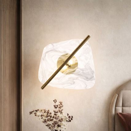 LED настінний світильник RELAX LED/5W/230V золотий/білий