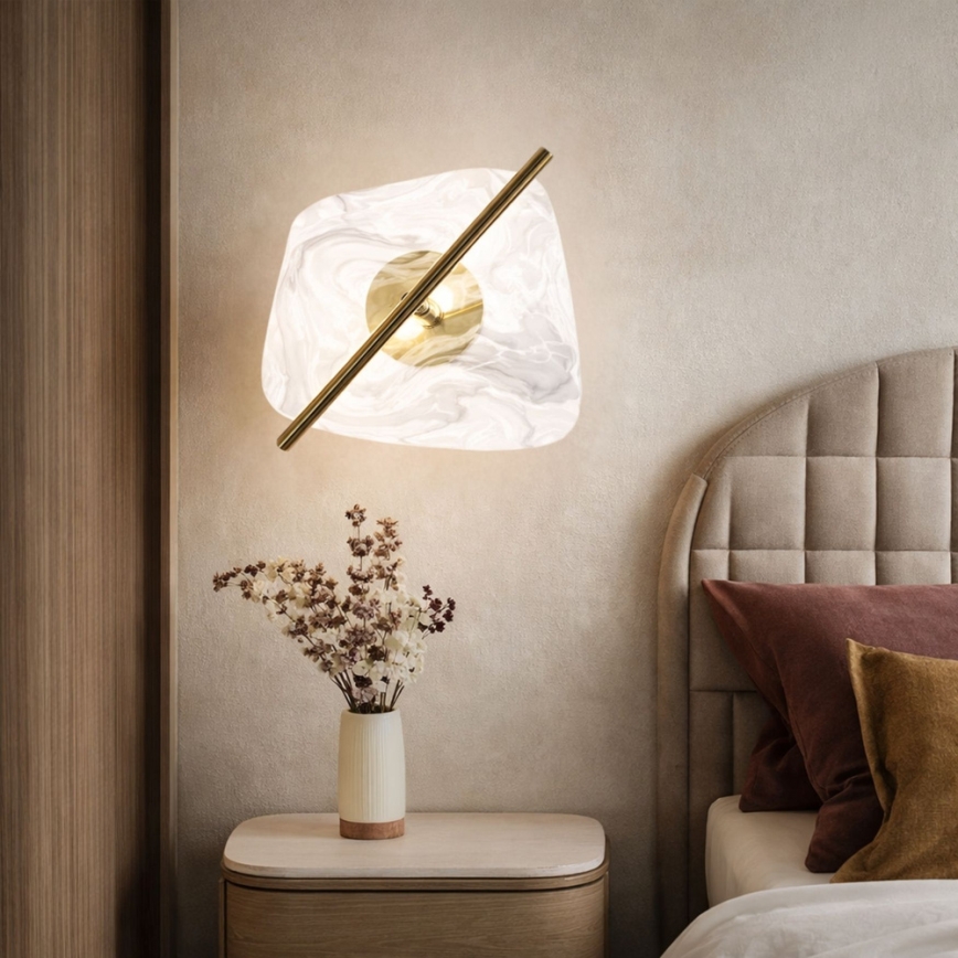 LED настінний світильник RELAX LED/5W/230V золотий/білий