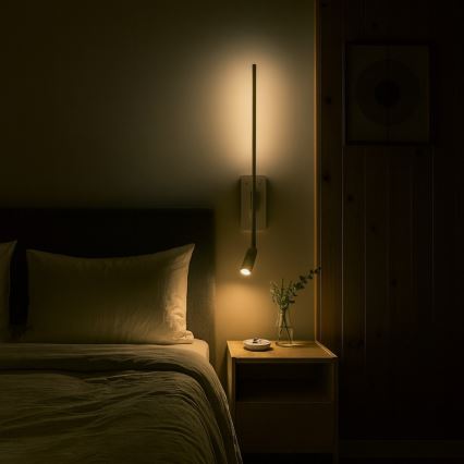 LED настінний світильник TORCH LED/6W/230V + LED/3W білий