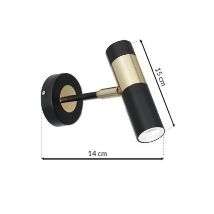 LED Настінний точковий світильник DALLAS 1xGU10/3W/230V