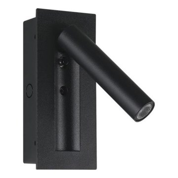 LED настінний точковий світильник LED/2W/230V 3000K чорний