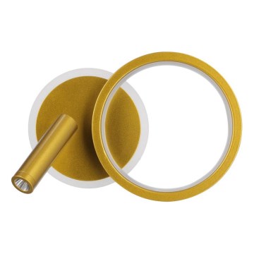 LED настінний точковий світильник MONET LED/15W/230V золотий