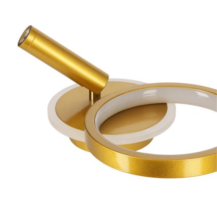 LED настінний точковий світильник MONET LED/15W/230V золотий