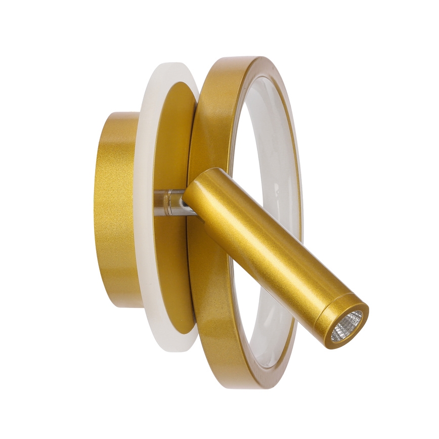 LED настінний точковий світильник MONET LED/15W/230V золотий