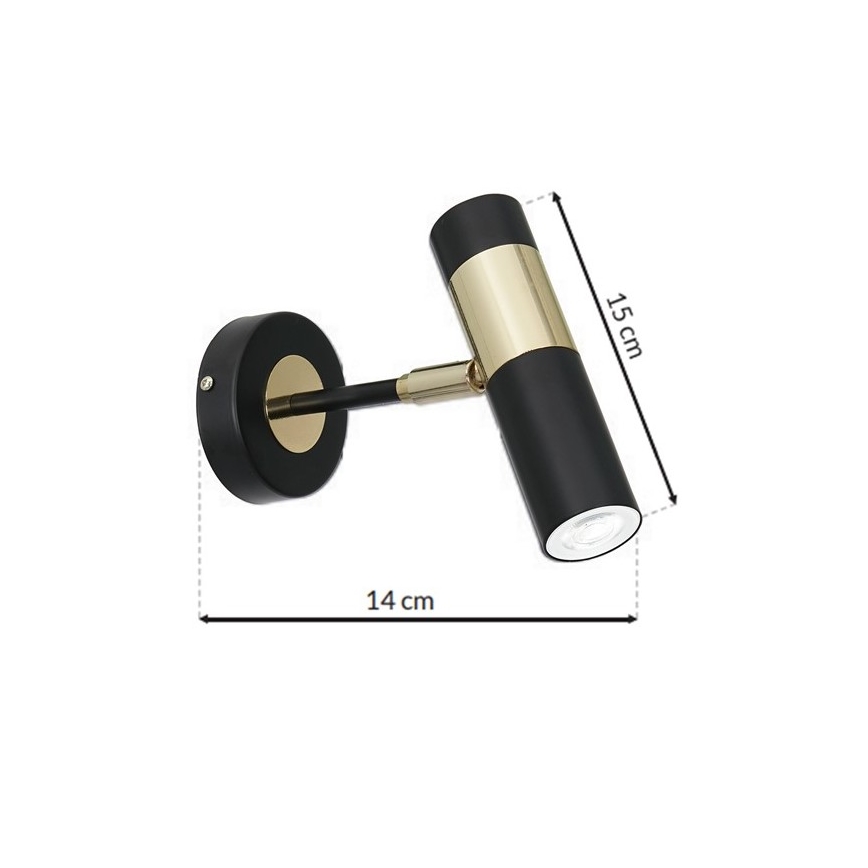 LED Настінний точковий світильник DALLAS 1xGU10/3W/230V