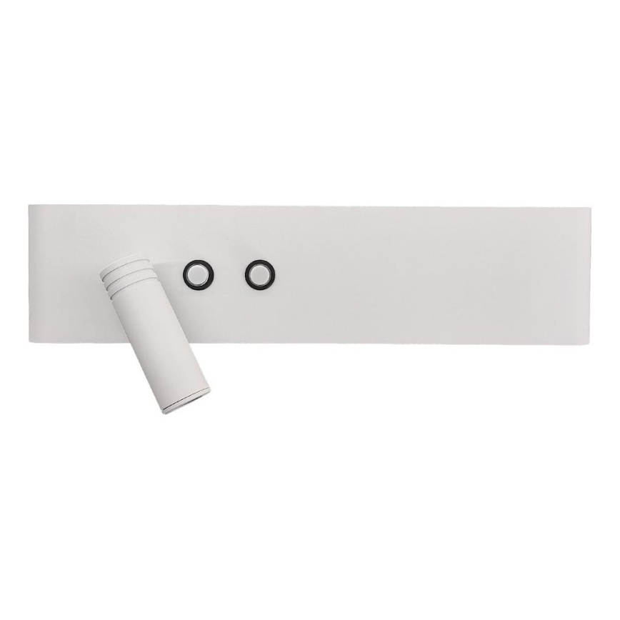 LED настінний точковий світильник RESORT LED/10W/230V + LED/3W білий лівий