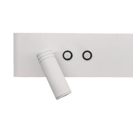 LED настінний точковий світильник RESORT LED/10W/230V + LED/3W білий лівий