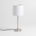 LED настольная лампа 1x E14, 5 Вт, 230 В, белый/матовый хром